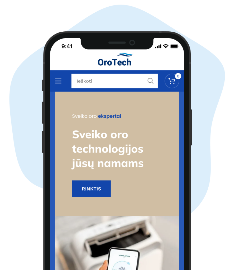 Apie mus 11 orotech.lt oro sprendimų partneris - elektroninė parduotuvė